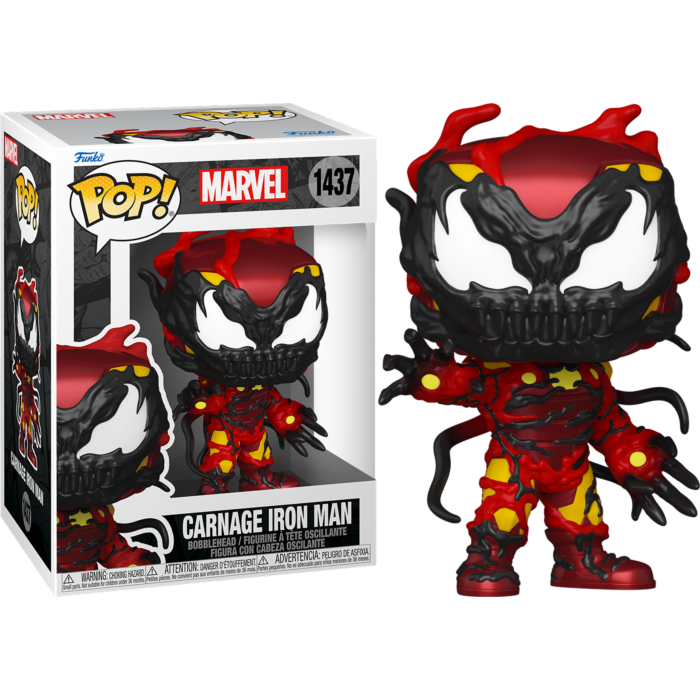 Funko Pop! Marvel - Carnage Iron Man #1437 - Pop Basement