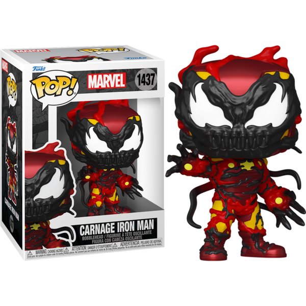 Funko Pop! Marvel - Carnage Iron Man #1437 - Pop Basement