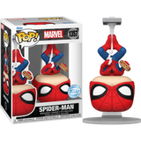 Funko Pop! Spider-Man - Upside Down Spider-Man with Hot Dog #1357 - The Amazing Collectables