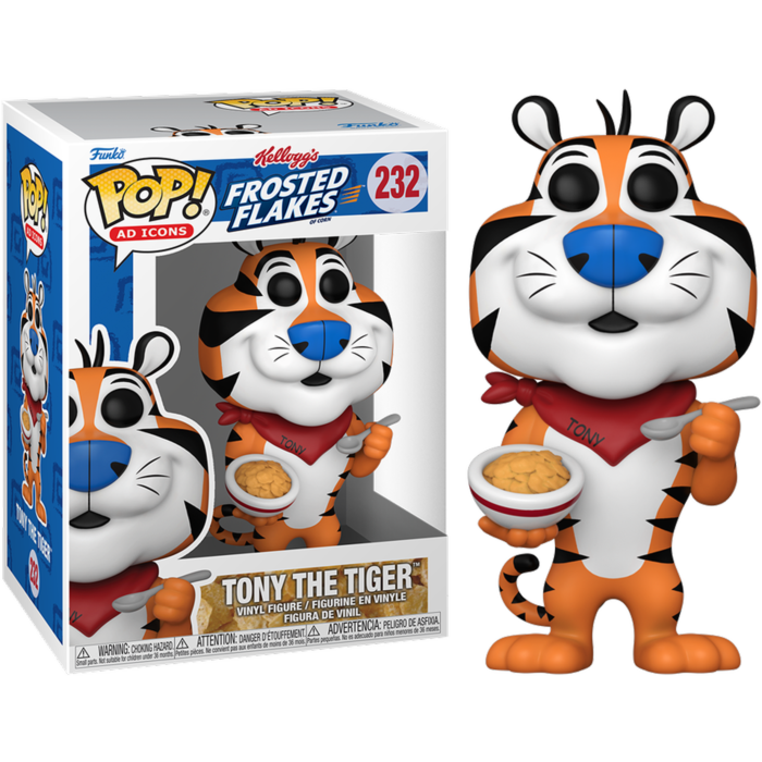 Funko Pop! Ad Icons: Kellogg's Frosted Flakes - Tony the Tiger '84 - Pop Basement