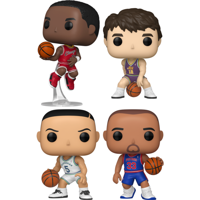 Funko Pop! NBA Basketball: Rookie Season - Slam Dunk - Bundle (Set of 4) - Pop Basement