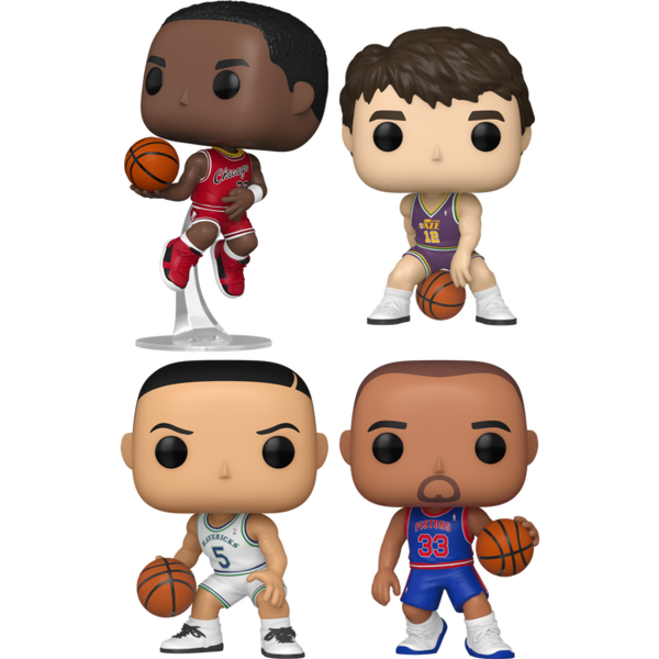 Funko Pop! NBA Basketball: Rookie Season - Slam Dunk - Bundle (Set of 4) - Pop Basement