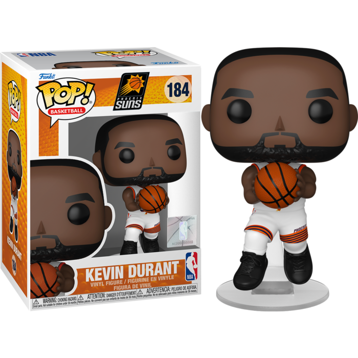 Funko Pop! NBA Basketball - Kevin Durant (Phoenix Suns) #184 - Pop Basement