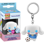 Funko Pocket Pop! Keychain - Sanrio - Cinnamoroll with Soccer Ball Flocked - Pop Basement