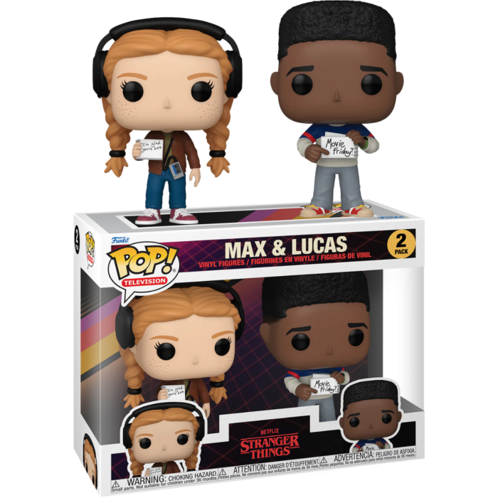 Funko Pop! Stranger Things: Season 4 - Max & Lucas - 2-Pack - Pop Basement