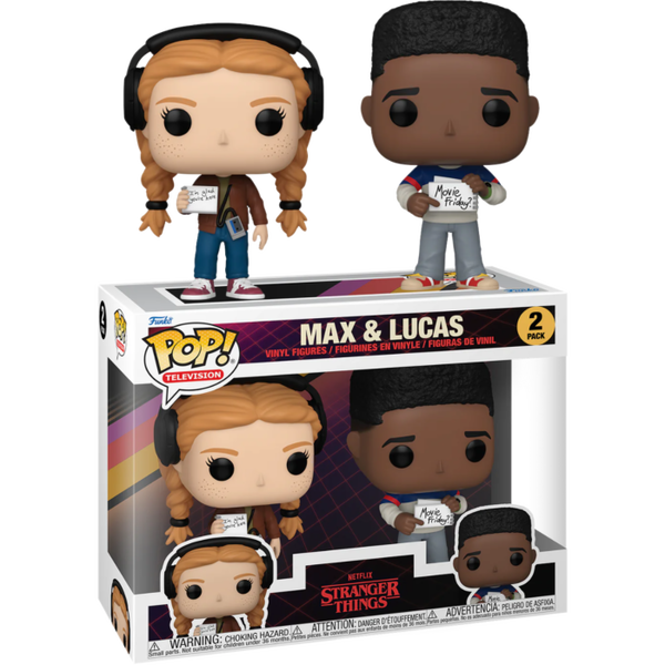 Funko Pop! Stranger Things: Season 4 - Max & Lucas - 2-Pack - Pop Basement