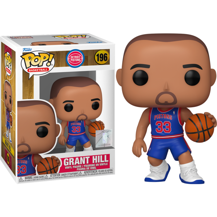 Funko Pop! NBA Basketball: Rookie Season - Grant Hill Detroit Piston #196 - Pop Basement