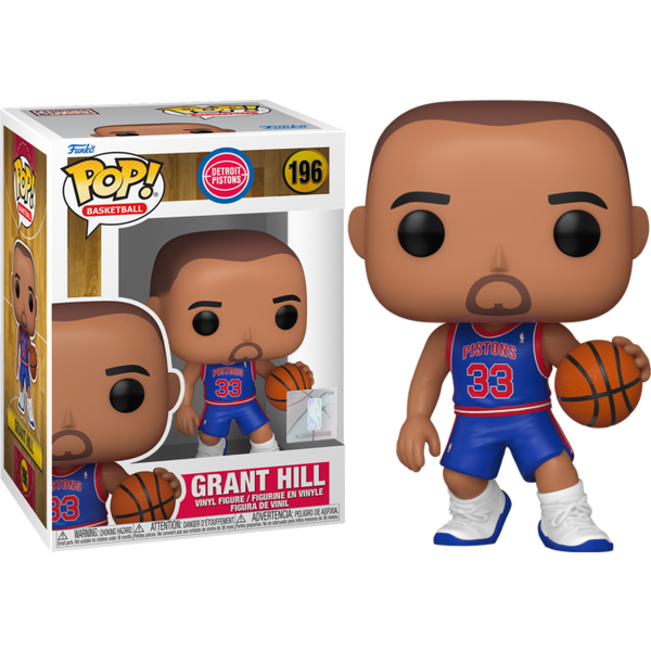 Funko Pop! NBA Basketball: Rookie Season - Grant Hill Detroit Piston #196 - Pop Basement