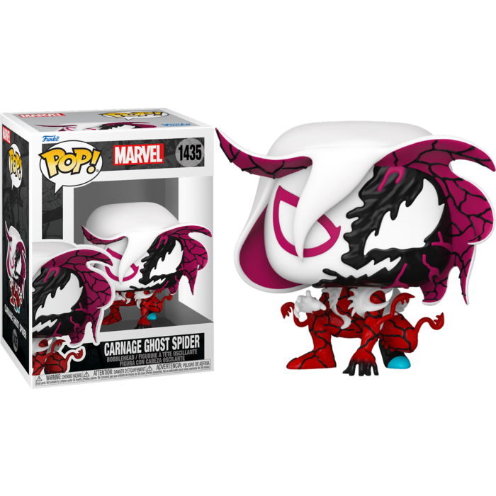 Funko Pop! Marvel - Carnage Ghost Spider #1435 - Pop Basement