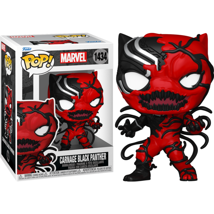 Funko Pop! Marvel - Carnage Black Panther #1434 - Pop Basement