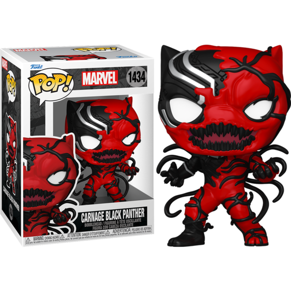 Funko Pop! Marvel - Carnage Black Panther #1434 - Pop Basement