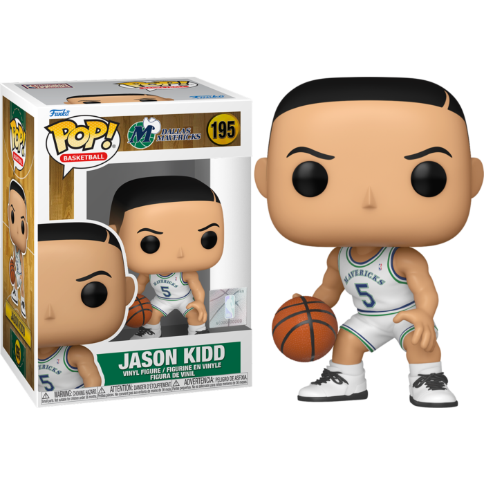 Funko Pop! NBA Basketball: Rookie Season - Jason Kidd Dallas Mavericks #195 - Pop Basement