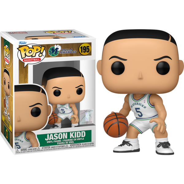 Funko Pop! NBA Basketball: Rookie Season - Jason Kidd Dallas Mavericks #195 - Pop Basement