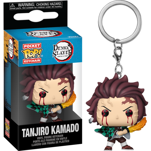 Funko Pocket Pop! Keychain - Demon Slayer - Tanjiro Kamado (Sun Breathing)