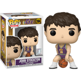 Funko Pop! NBA Basketball: Rookie Season - John Stockton Utah Jazz #194 - Pop Basement