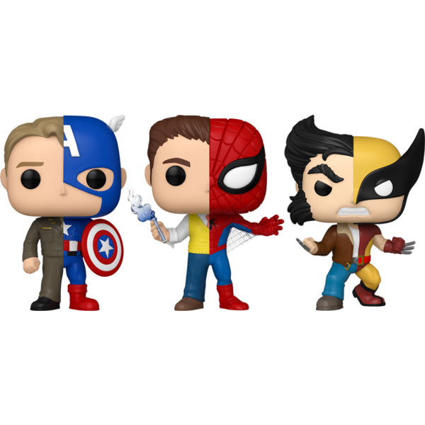 Funko Pop! Marvel: Split - Alter Ego - Bundle (Set of 3) - Pop Basement