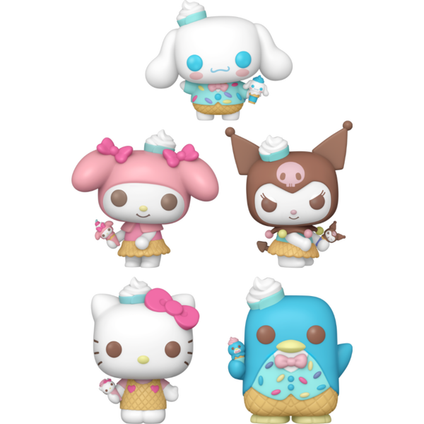 Funko Pop! Hello Kitty and Friends - Ice Cream - Bundle (Set of 5)