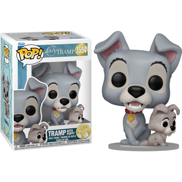 Funko Pop! Lady and the Tramp (1955) - Tramp with Puppy 70th Anniversary #1554