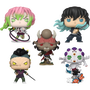 Funko Pop! Demon Slayer - Kizuki - Bundle (Set of 5)