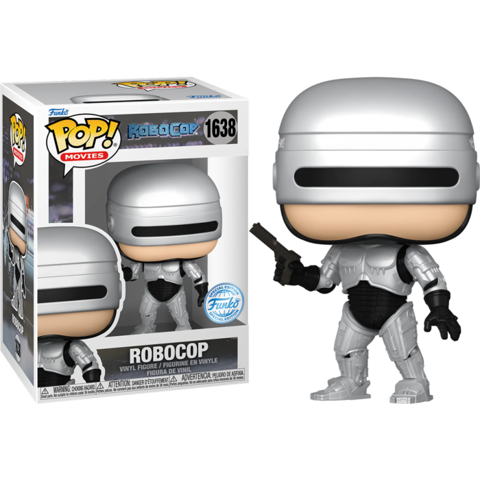 Funko Pop! Robocop - Robocop (Metallic) #1638 - Pop Basement