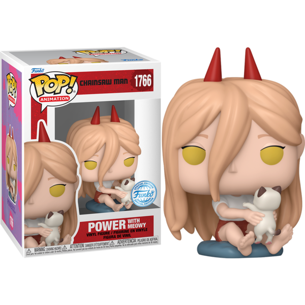 Funko Pop! Chainsaw Man - Power with Meowy #1766 - Chase Chance