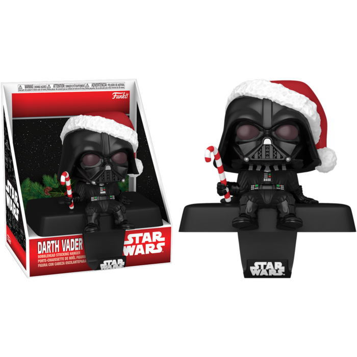 Funko Pop! Star Wars - Darth Vader Pop! Edge-Sitter Stocking Hanger - Pop Basement