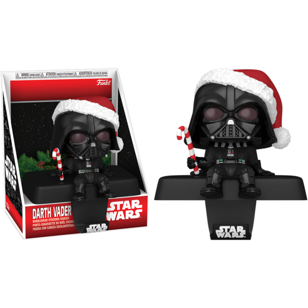 Funko Pop! Star Wars - Darth Vader Pop! Edge-Sitter Stocking Hanger - Pop Basement