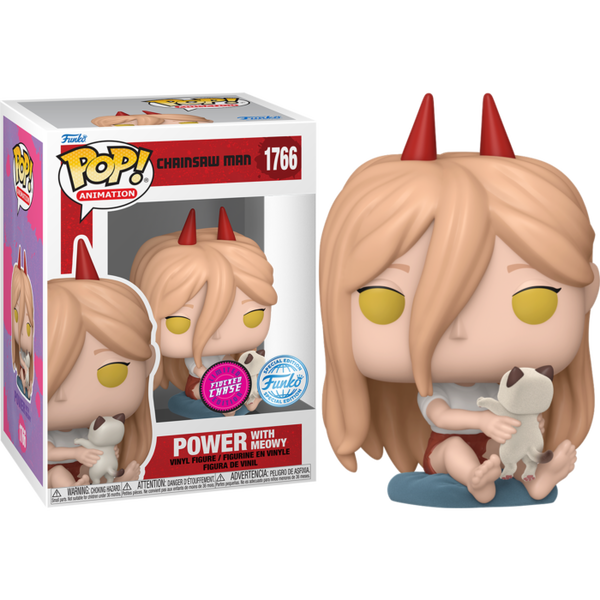 Funko Pop! Chainsaw Man - Power with Meowy #1766 - Chase Chance