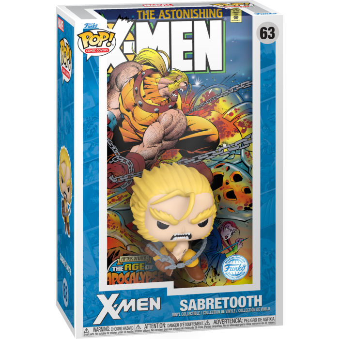 Funko Pop! Comic Covers - X-Men - Sabretooth in The Astonishing X-Men #2 - Pop Basement