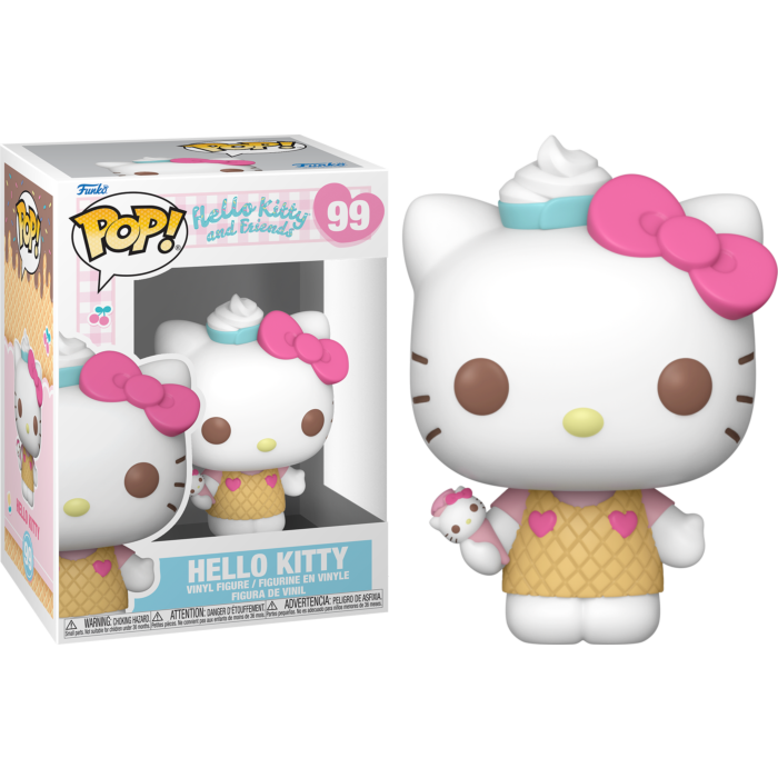 Funko Pop! Hello Kitty and Friends - Hello Kitty with Ice Cream #99 - Pop Basement