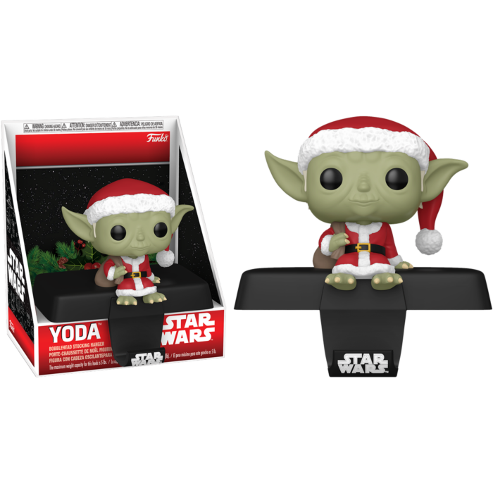 Funko Pop! Star Wars - Yoda Pop! Edge-Sitter Stocking Hanger - Pop Basement