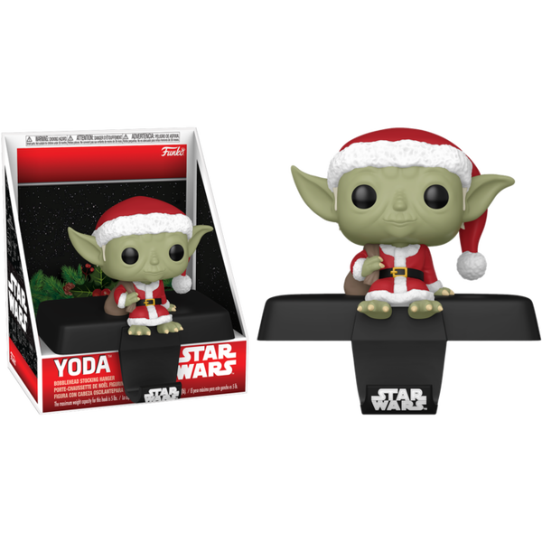 Funko Pop! Star Wars - Yoda Pop! Edge-Sitter Stocking Hanger - Pop Basement