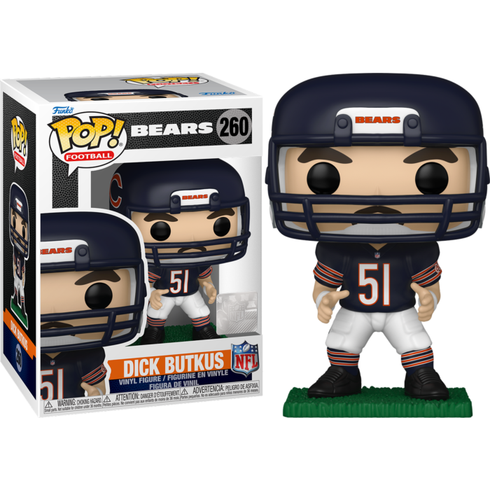 Funko Pop! NFL Football - Dick Butkus Chicago Bears #260 - Pop Basement