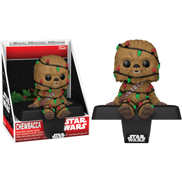 Funko Pop! Star Wars - Chewie Pop! Edge-Sitter Stocking Hanger - Pop Basement