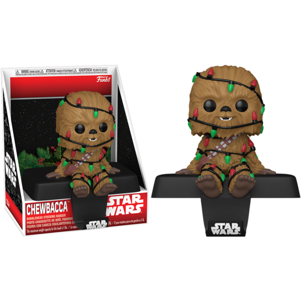 Funko Pop! Star Wars - Chewie Pop! Edge-Sitter Stocking Hanger - Pop Basement