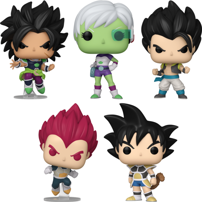 Funko Pop! Dragon Ball Super: Broly - The Greatest Enemy, Saiyan - Bundle (Set of 5)