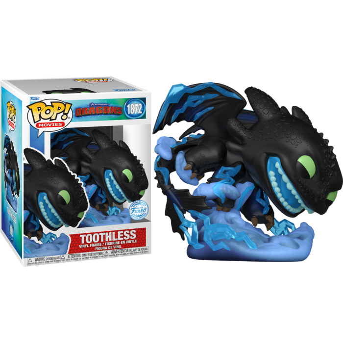 Funko Premium Pop! How to Train Your Dragon - Toothless with Lightning #1872