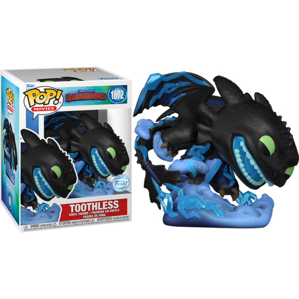 Funko Premium Pop! How to Train Your Dragon - Toothless with Lightning #1872