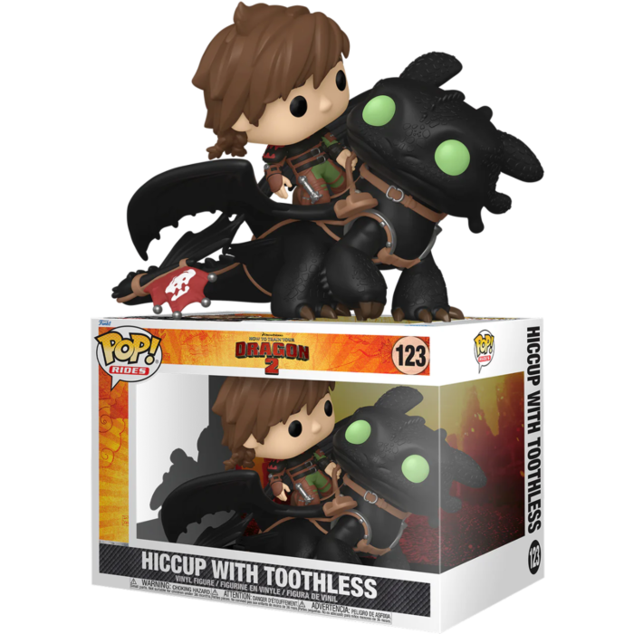 Funko Pop! Rides - How to Train Your Dragon 2 - Hiccup with Toothless #123 - Pop Basement