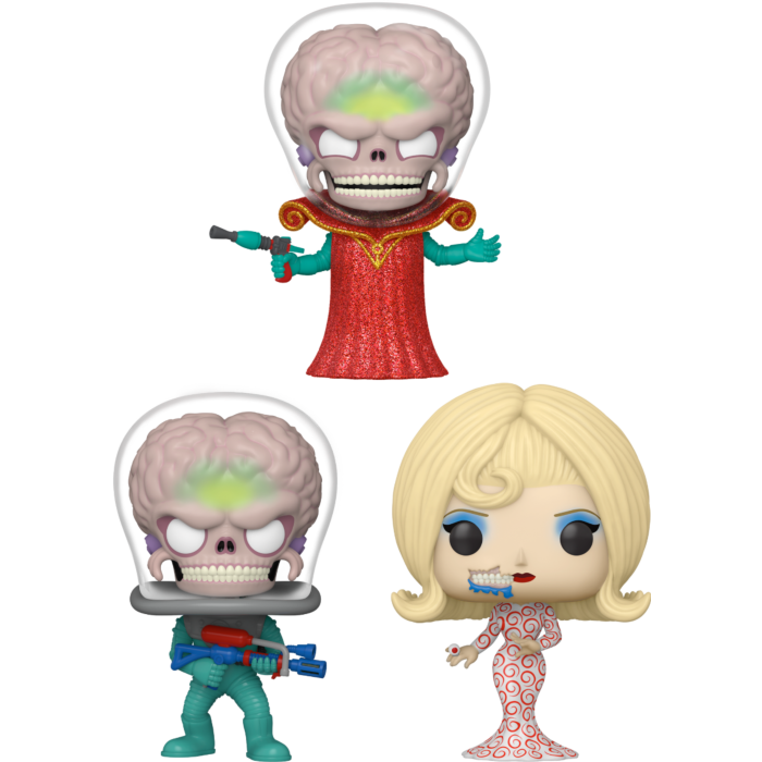 Funko Pop! Mars Attacks - Ack Ack - Bundle (Set of 3)