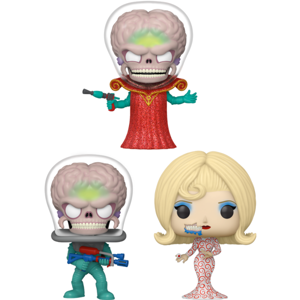 Funko Pop! Mars Attacks - Ack Ack - Bundle (Set of 3)