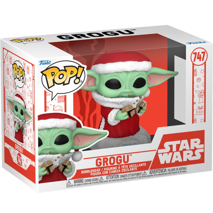 Funko Pop! Star Wars: The Mandalorian - Grogu with Cookies (Holiday) #747 - Pop Basement