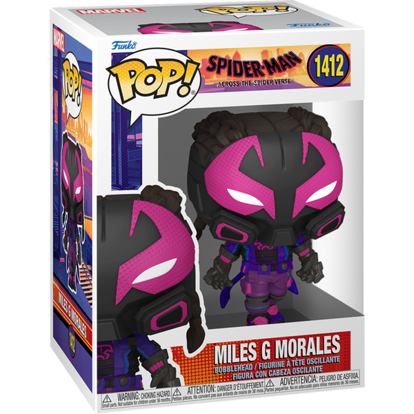 Funko Pop! Spider-Man - Across the Spider-Verse - Miles G Morales #1412 - Pop Basement