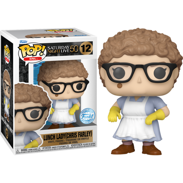 Funko Pop! Saturday Night Live: 50th Anniversary - Lunch Lady (Chris Farley) #12