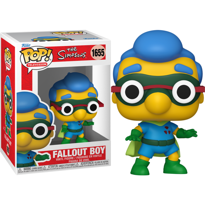 Funko Pop! The Simpsons - Milhouse as Fallout Boy #1655 - Pop Basement