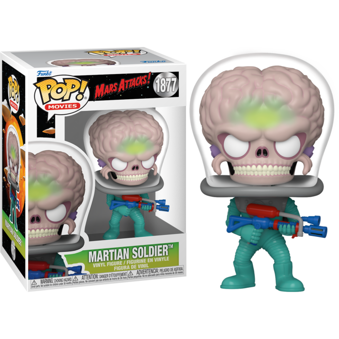 Funko Pop! Mars Attacks - Martian Soldier with Atomic Ray Gun #1877