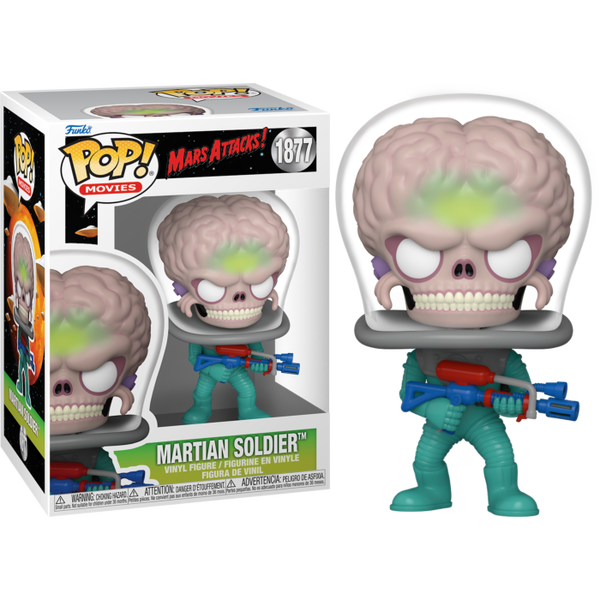 Funko Pop! Mars Attacks - Martian Soldier with Atomic Ray Gun #1877