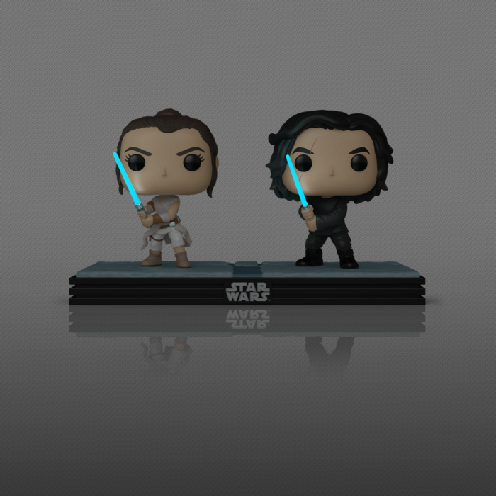 Funko Pop! Moment - Star Wars - Rey & Kylo Ren Glow in the Dark #758