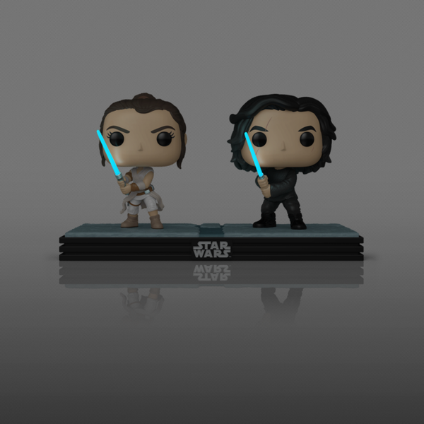 Funko Pop! Moment - Star Wars - Rey & Kylo Ren Glow in the Dark #758