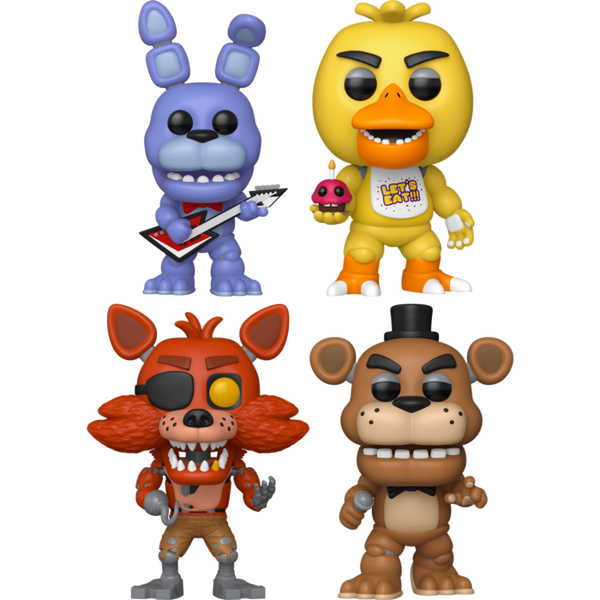 Funko Pop! Five Nights at Freddy's: 10th Anniversary - The Twisted Ones - Bundle (Set of 4)